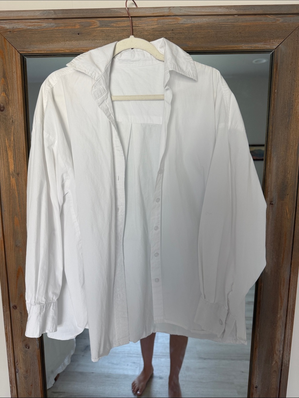 Daily Drills Oversized Poplin Button Down